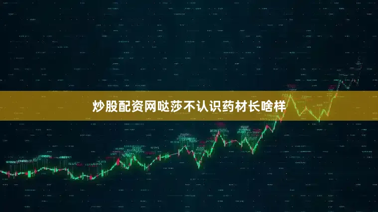 炒股配资网哒莎不认识药材长啥样