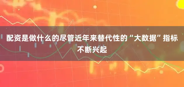 配资是做什么的尽管近年来替代性的“大数据”指标不断兴起